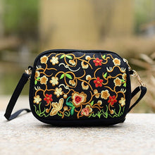 Load image into Gallery viewer, Hot Selling 2017 New Women National Style Flower Embroidery Canvas Shoulder Bag Messenger Bag China Trend -B5