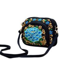 Load image into Gallery viewer, Hot Selling 2017 New Women National Style Flower Embroidery Canvas Shoulder Bag Messenger Bag China Trend -B5
